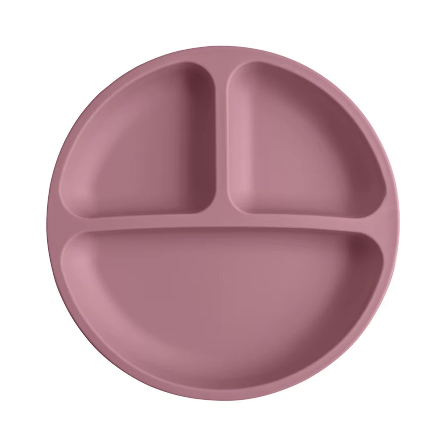 Assiette bébé en silicone à ventouse sans BPA