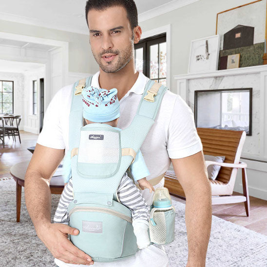 Porte-Bébé Ergonomique 6-en-1 | Physiologique & Respirant | 0-36 mois