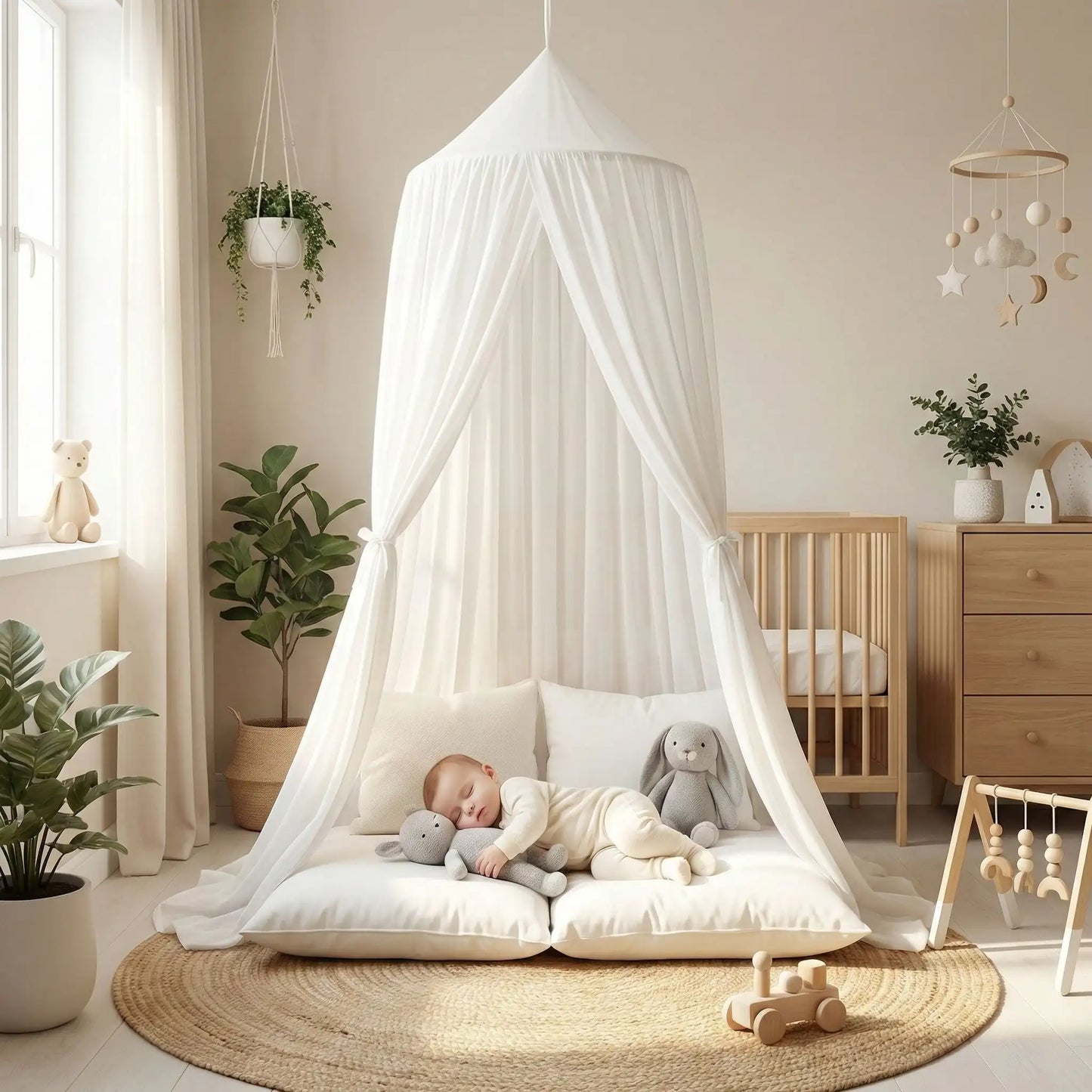 Moustiquaire Lit Bébé | Cocon Étoilé Magique