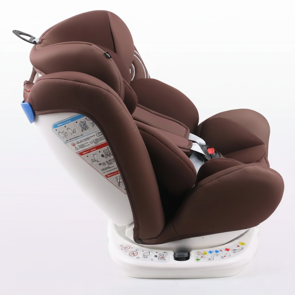 Siège Reebaby vue latérale marron