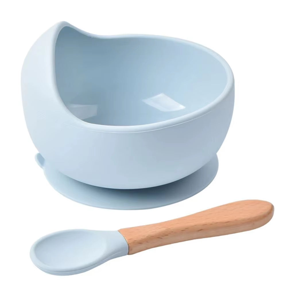 Bol Silicone Anti-Déversement Bébé – Sans BPA, Sans PVC