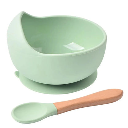 Bol Silicone Anti-Déversement Bébé – Sans BPA, Sans PVC