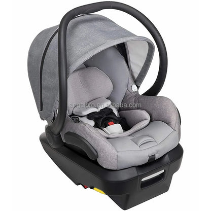 Siège Auto Bébé 0-12 Mois Isofix | Lin Naturel Certifié I-Size | Logo Personnalisable