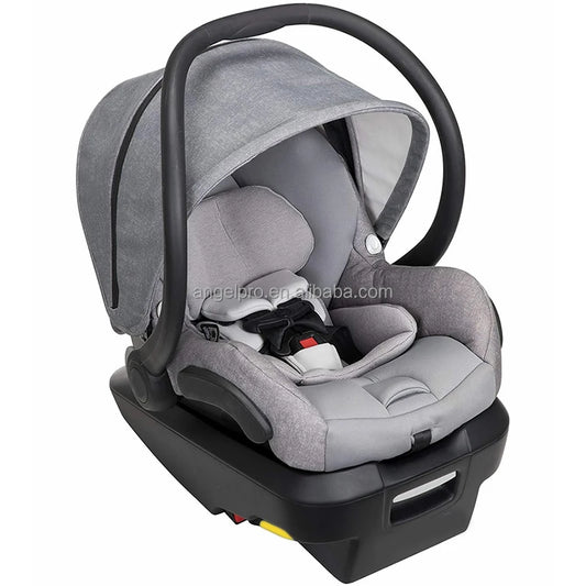 Siège Auto Bébé 0-12 Mois Isofix | Lin Naturel Certifié I-Size | Logo Personnalisable