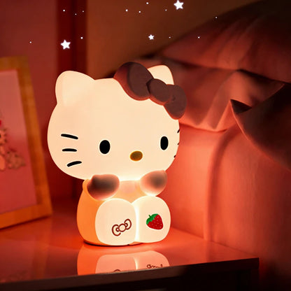 Veilleuse Hello Kitty LED – Lampe Chevet Kawaii Déco Chambre