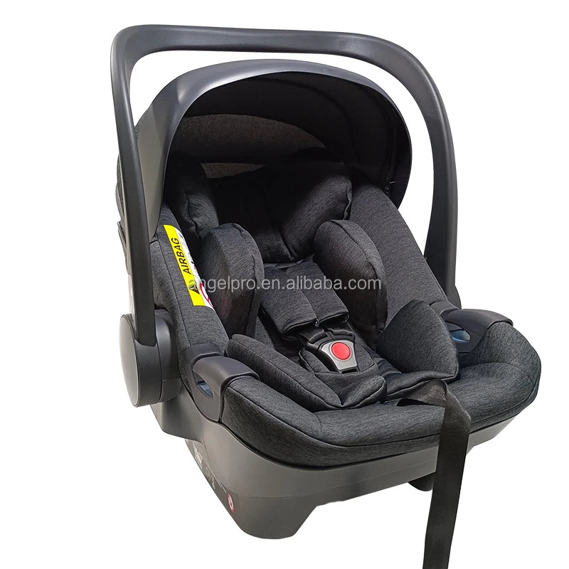 Siège Auto Bébé 0-12 Mois Isofix | Lin Naturel Certifié I-Size | Logo Personnalisable