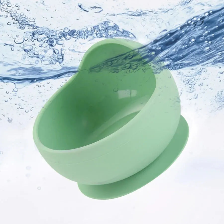 Bol Silicone Anti-Déversement Bébé – Sans BPA, Sans PVC