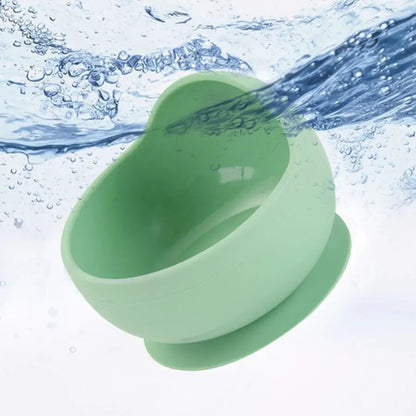 Bol Silicone Anti-Déversement Bébé – Sans BPA, Sans PVC
