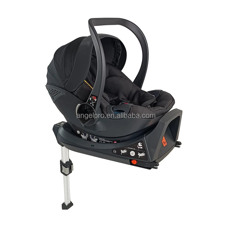 Siège Auto Bébé 0-12 Mois Isofix | Lin Naturel Certifié I-Size | Logo Personnalisable