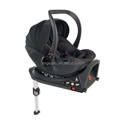 Siège Auto Bébé 0-12 Mois Isofix | Lin Naturel Certifié I-Size | Logo Personnalisable