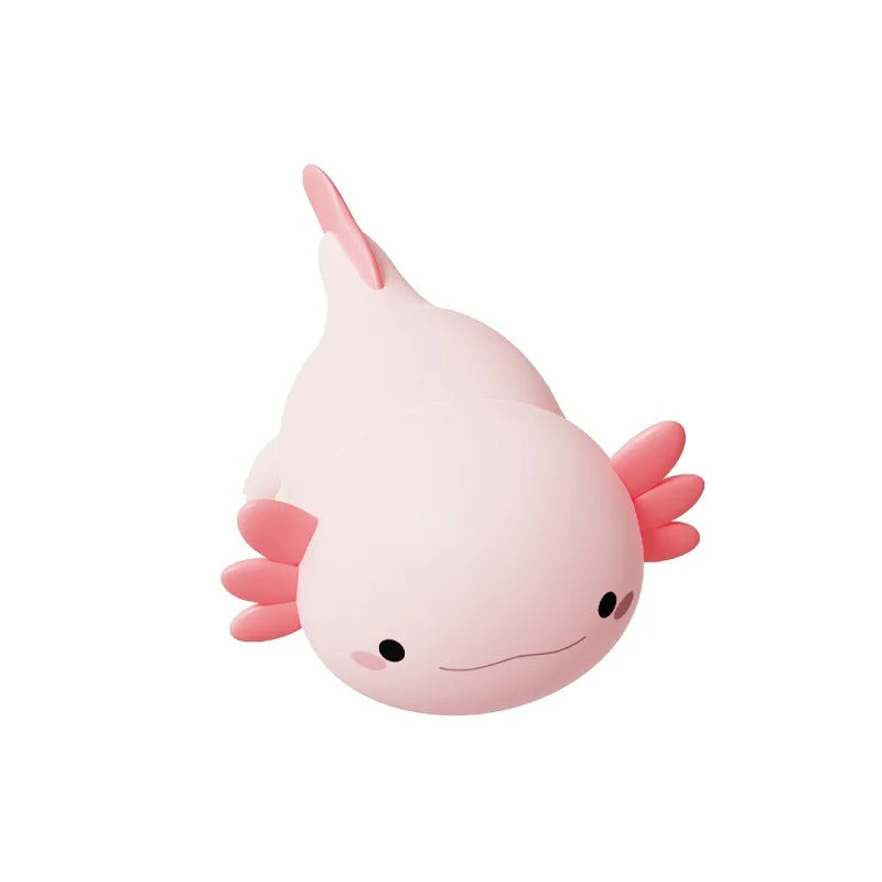 Veilleuse Axolotl Violette pour Enfants – Lampe LED Squishy en Silicone Souple | Certifiée CE