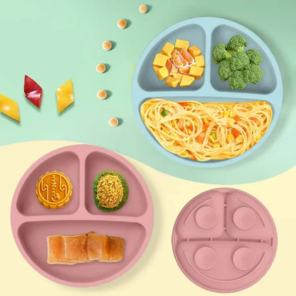 Set de Vaisselle en Silicone Sans BPA pour Bébé – 6, 7 ou 9 Pièces