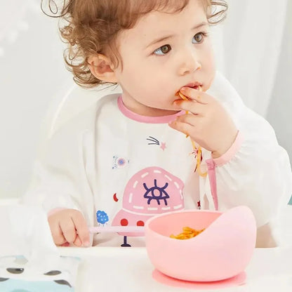 Bol Silicone Anti-Déversement Bébé – Sans BPA, Sans PVC