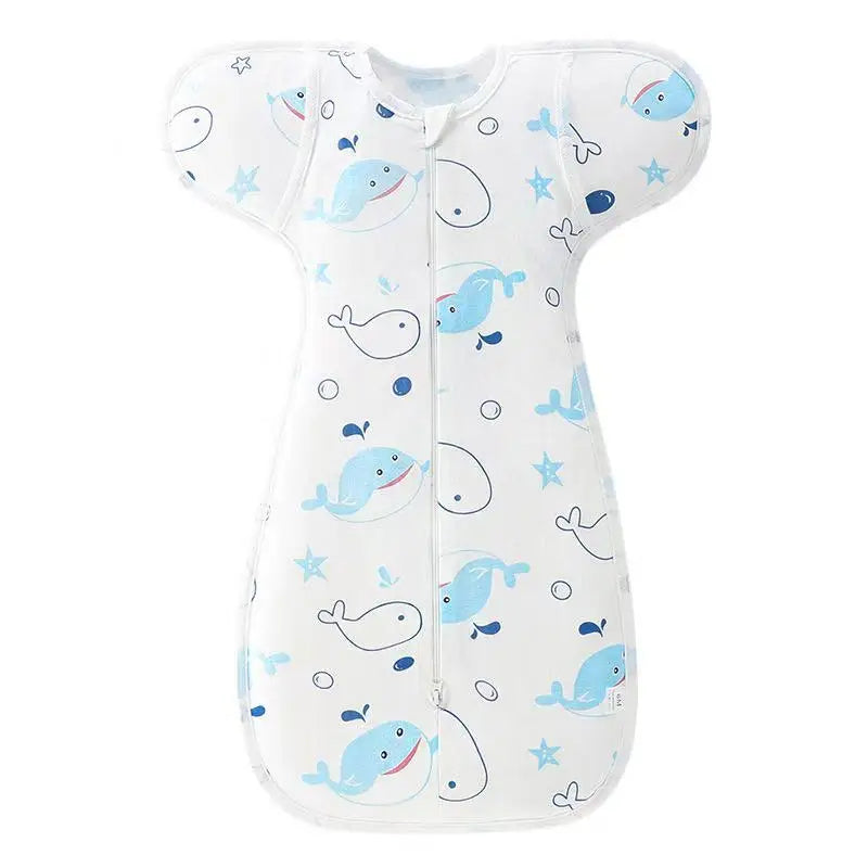 Gigoteuse 100% Coton Nouveau-Né – Motif Animaux | 0-6 Mois