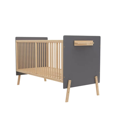 Lit bébé réglable en bois massif – 163 x 80 x 92 cm, 3 hauteurs réglables