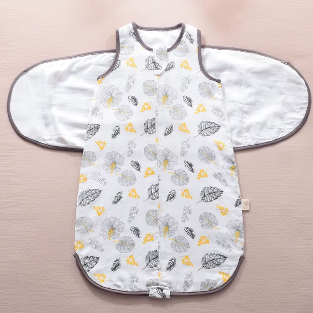 Gigoteuse Gaze Coton & Bambou – Emmaillotage Doux 0-24 Mois