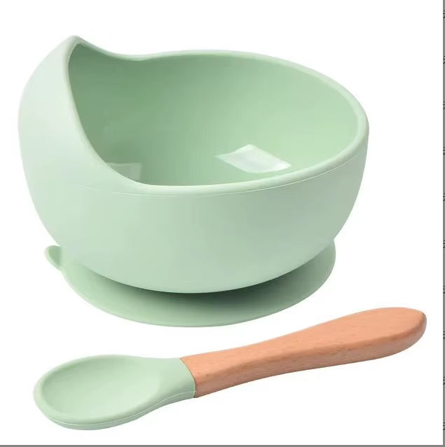 Bol Silicone Anti-Déversement Bébé – Sans BPA, Sans PVC