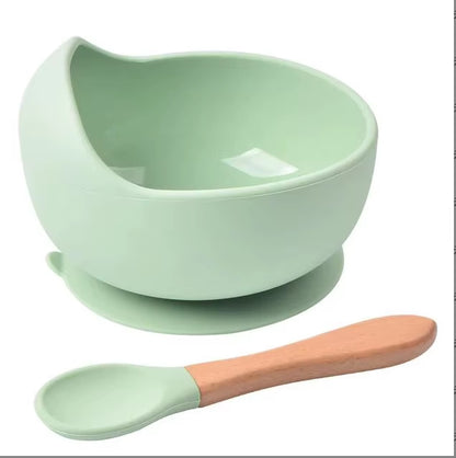 Bol Silicone Anti-Déversement Bébé – Sans BPA, Sans PVC
