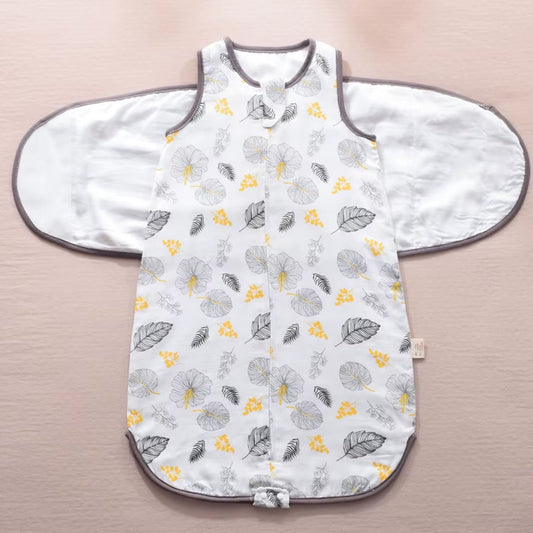 Gigoteuse Gaze Coton & Bambou – Emmaillotage Doux 0-24 Mois