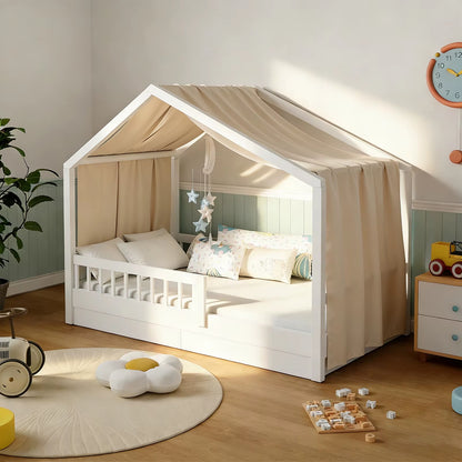 Ciel de lit superposé en mousseline | Baldaquin lit superposé enfant