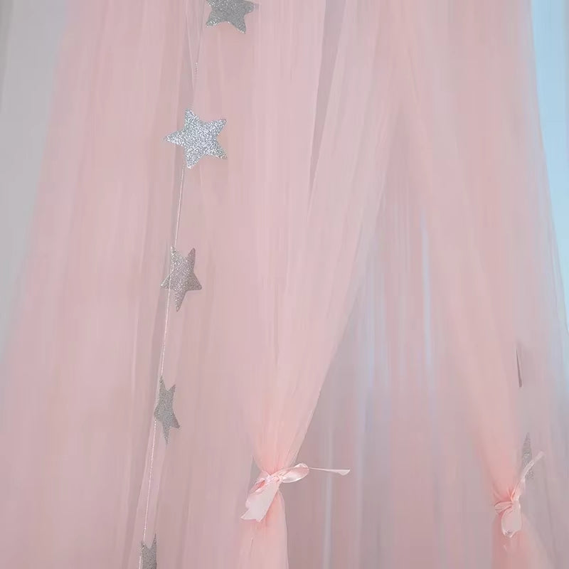 Baldaquin couronne enfant | Ciel de lit épais décoration chambre bébé