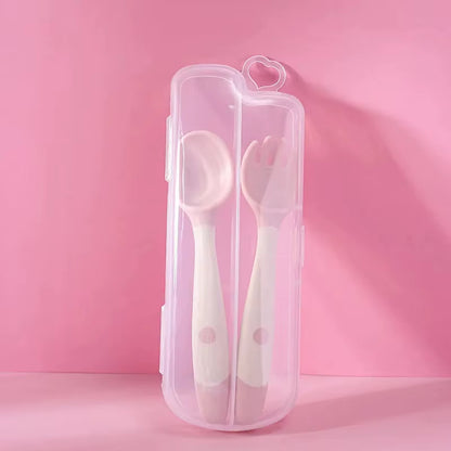 Ensemble Couverts Pliables Silicone Bébé – 1 à 6 ans