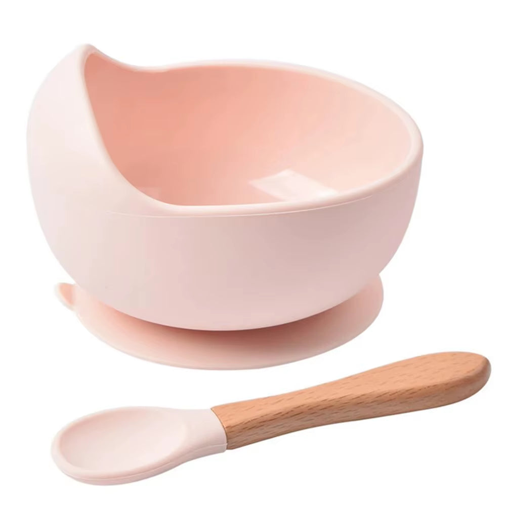 Bol Silicone Anti-Déversement Bébé – Sans BPA, Sans PVC