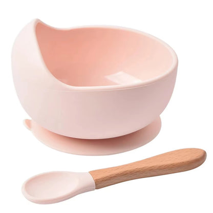 Bol Silicone Anti-Déversement Bébé – Sans BPA, Sans PVC