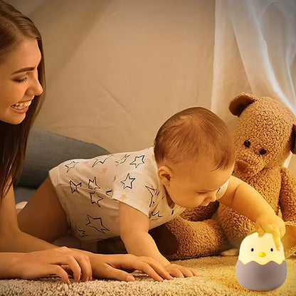  La veilleuse bébé est fabriquée en silicone écologique 
