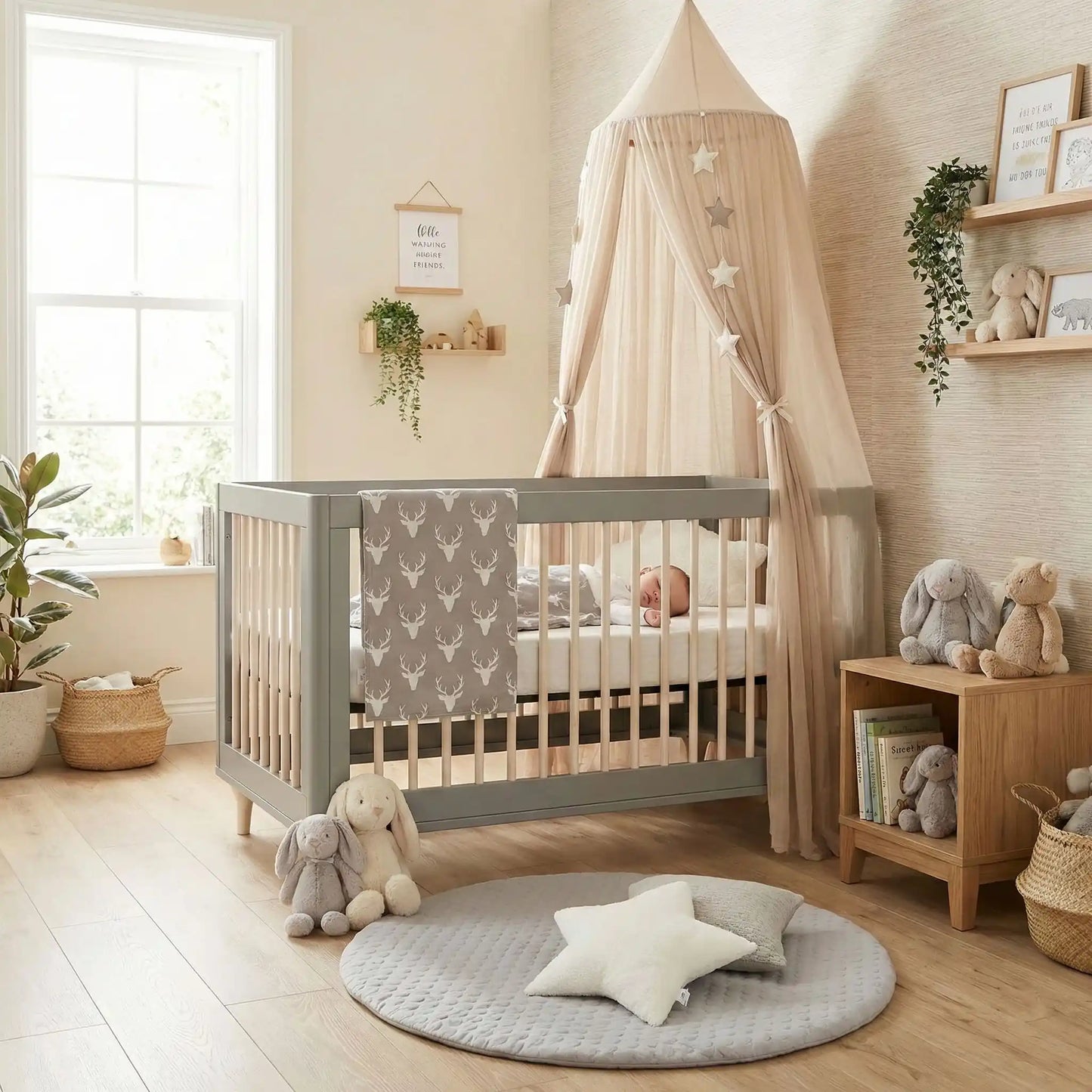 Moustiquaire Lit Bébé | Cocon Étoilé Magique