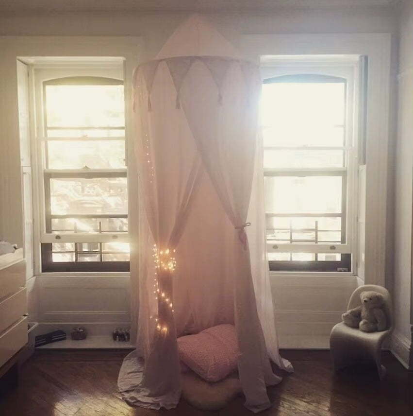 Ciel de lit en Gaze pour Chambre d'Enfant – Moustiquaire 3 Portes