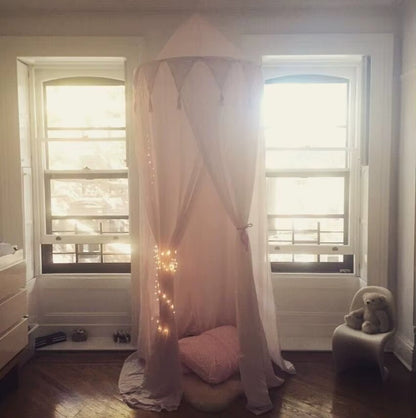 Ciel de lit en Gaze pour Chambre d'Enfant – Moustiquaire 3 Portes