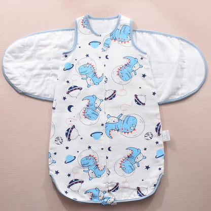 Gigoteuse Gaze Coton & Bambou – Emmaillotage Doux 0-24 Mois