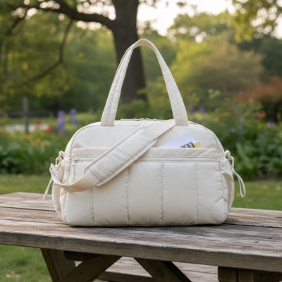 Sac a langer beige bebé