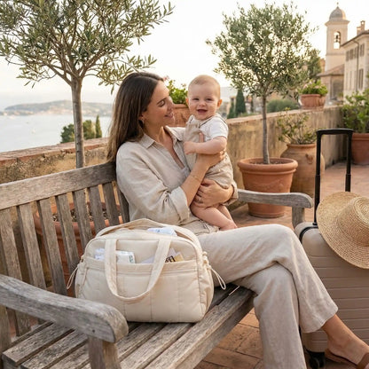 Sac a langer beige voyage