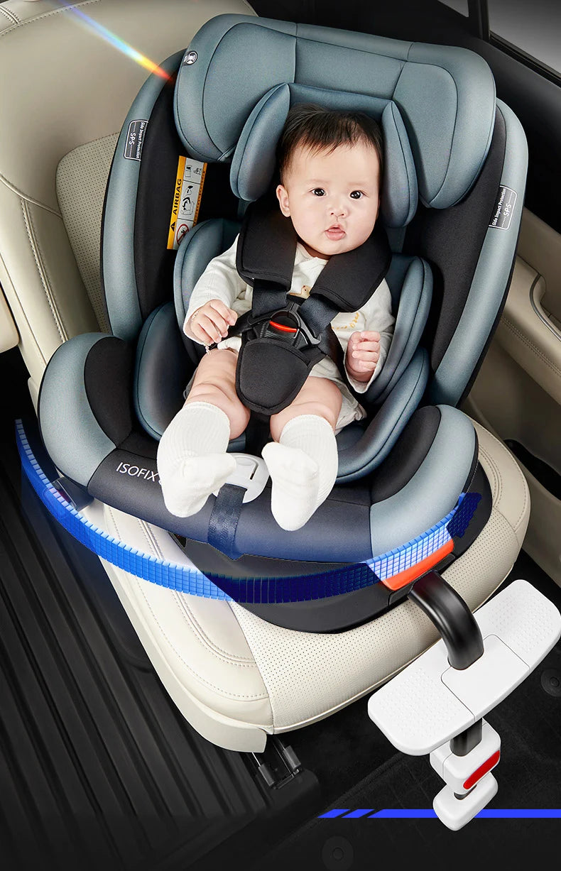 Siège auto bébé pivotant 360° ISOFIX | Évolutif 0-12 ans