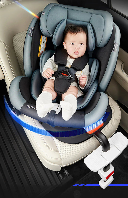 Siège auto bébé pivotant 360° ISOFIX | Évolutif 0-12 ans