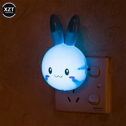 Veilleuse Lapin LED Enfant – Applique Murale 3 Couleurs