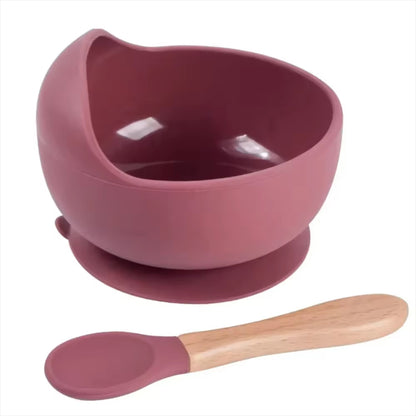 Bol Silicone Anti-Déversement Bébé – Sans BPA, Sans PVC