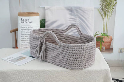 Couffin Bébé Moses Basket en Coton | Support Bois Inclus