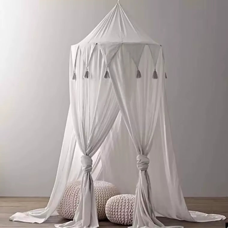 Ciel de lit en Gaze pour Chambre d'Enfant – Moustiquaire 3 Portes