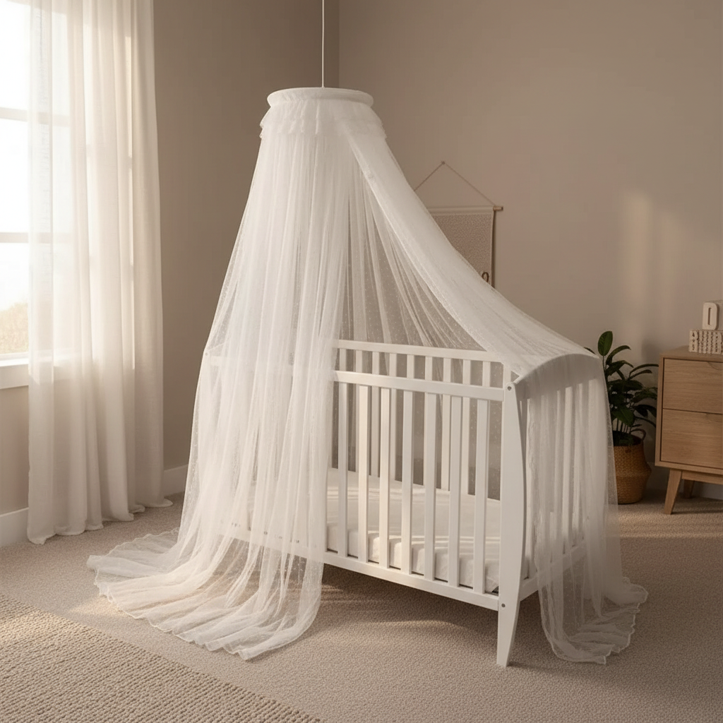Baldaquin chambre nordique