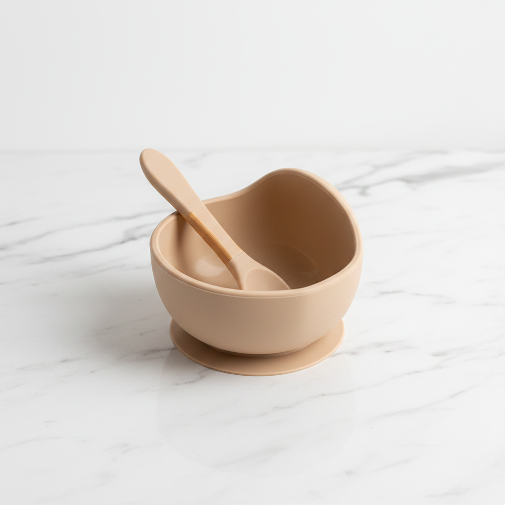 Bols à Ventouse en Silicone pour Bébé | Apprentissage Alimentation | Lot de 2