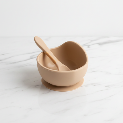 Bols à Ventouse en Silicone pour Bébé | Apprentissage Alimentation | Lot de 2