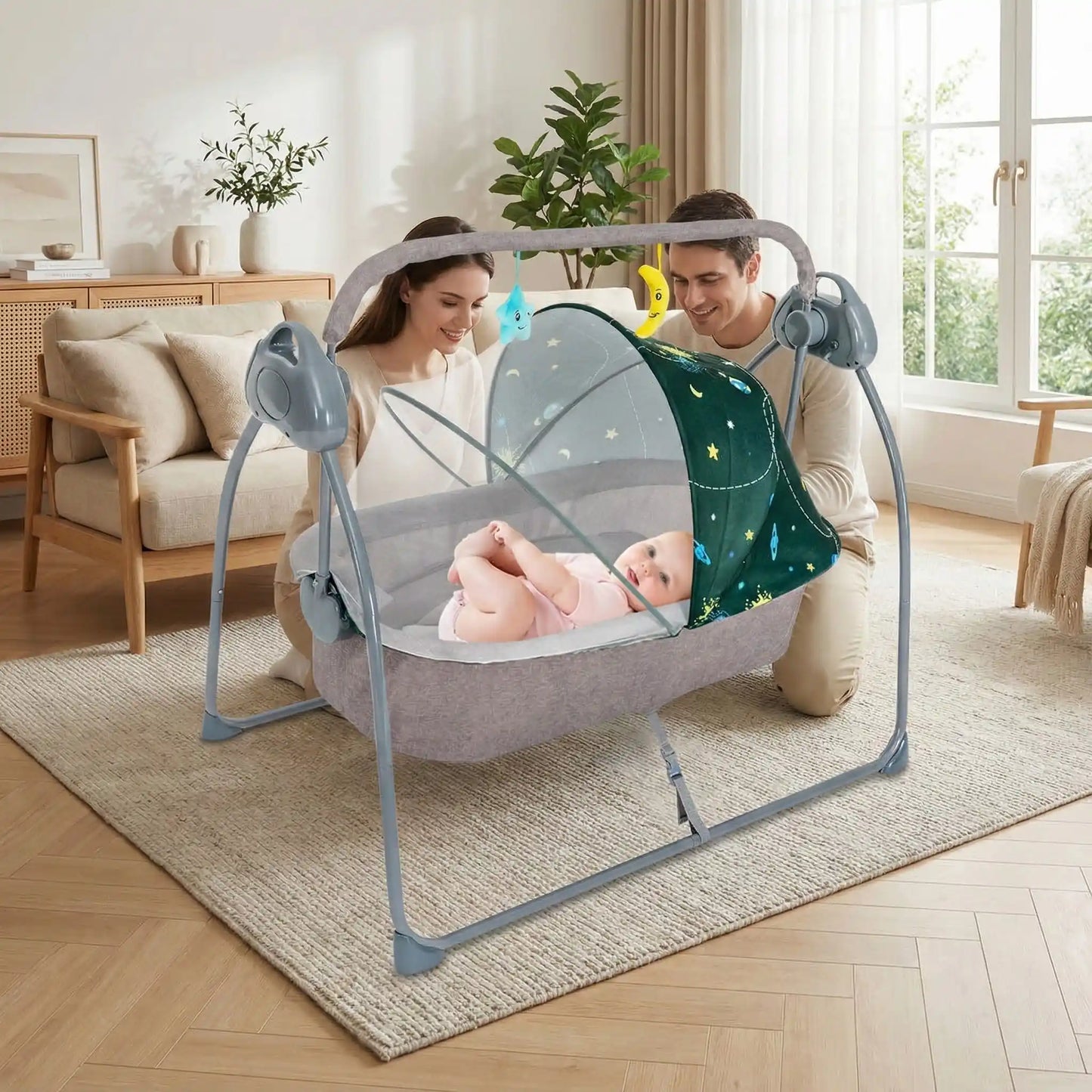 Berceau Bébé Balancelle Électrique | SleepComfort