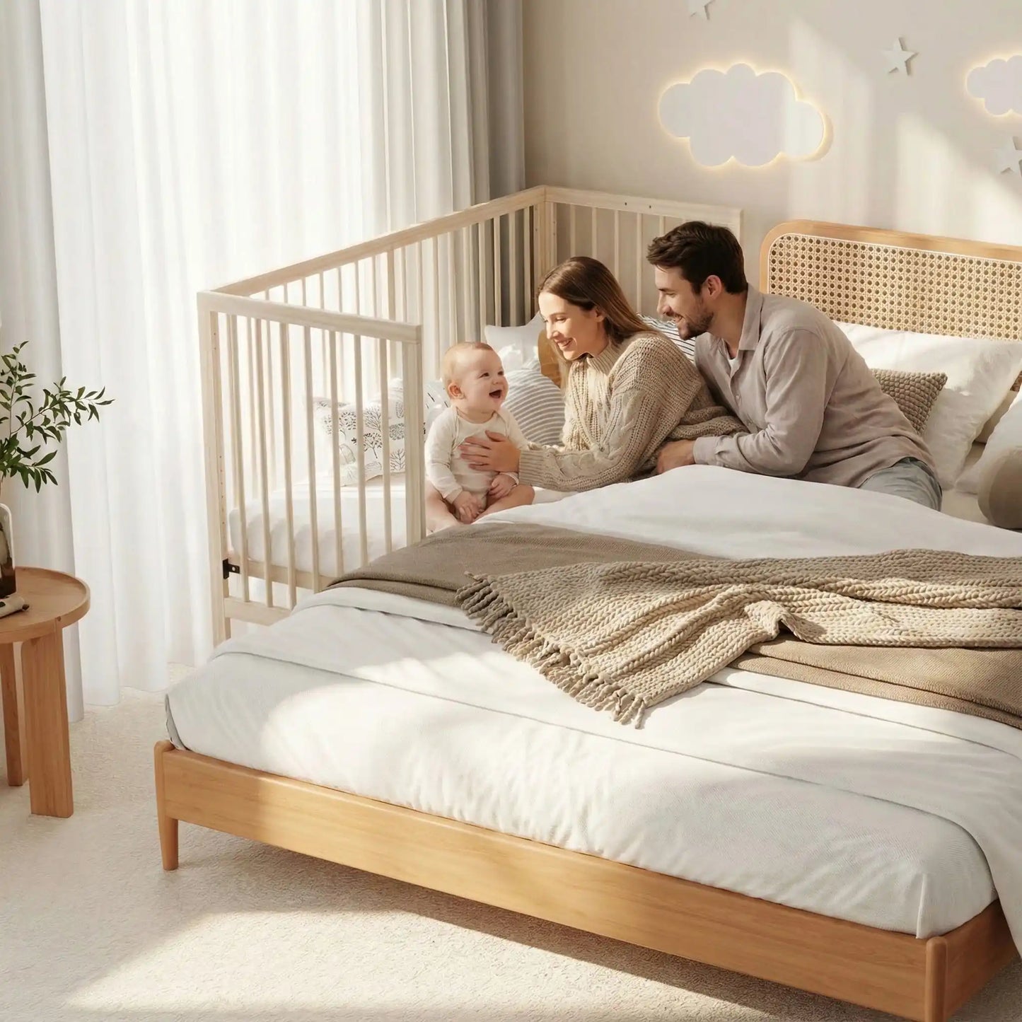 Berceau bébé en bois évolutif | Naturel Comfort