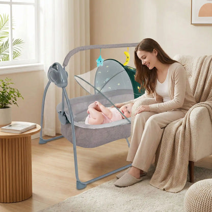 Berceau Bébé Balancelle Électrique | SleepComfort