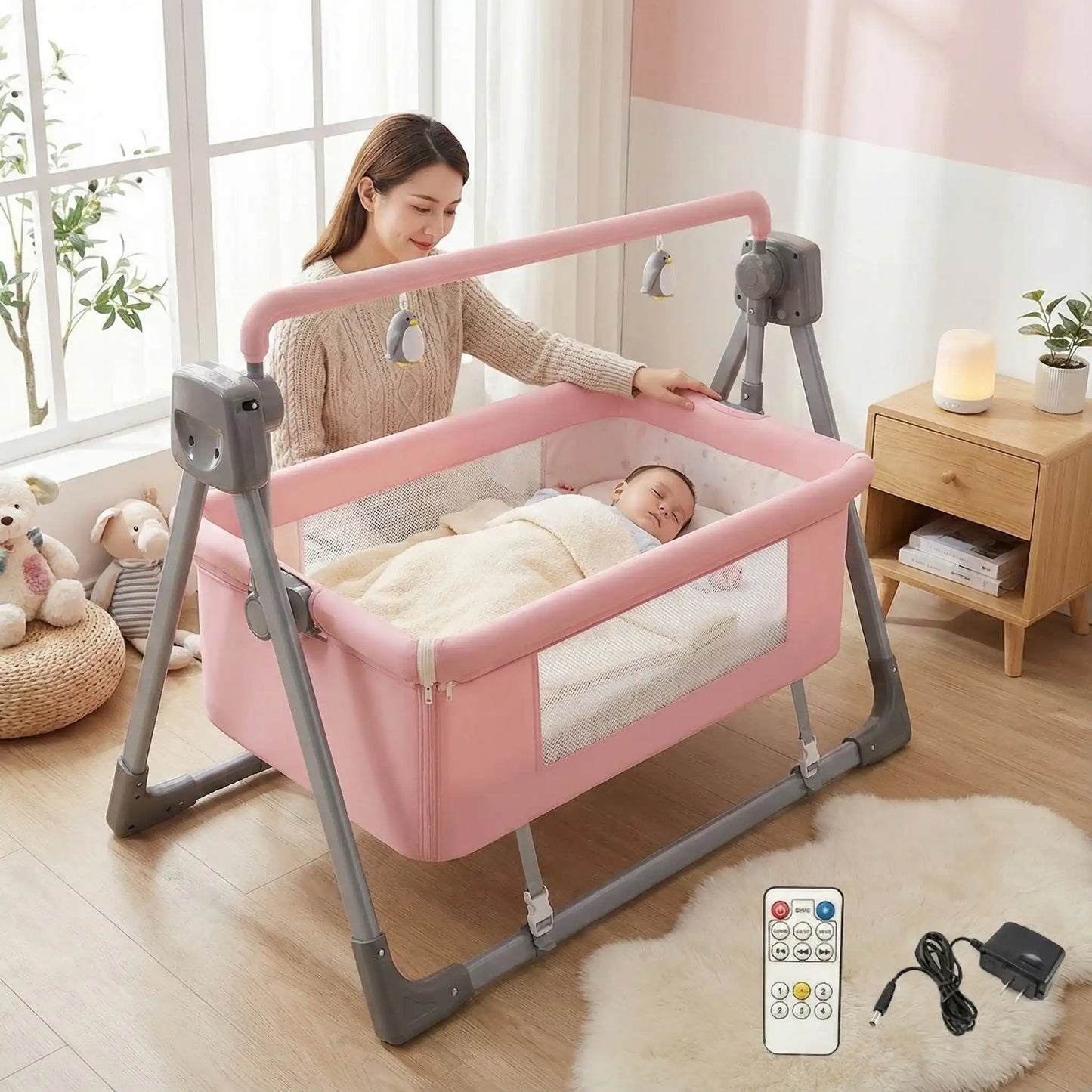 Berceau bébé Intelligent | Évolutif & Connecté
