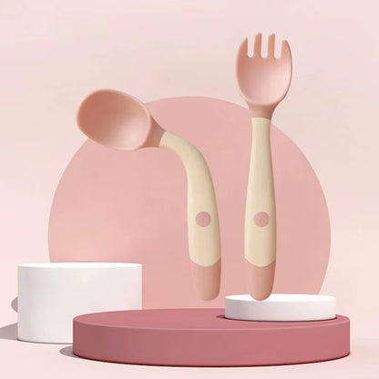 Ensemble Couverts Pliables Silicone Bébé – 1 à 6 ans