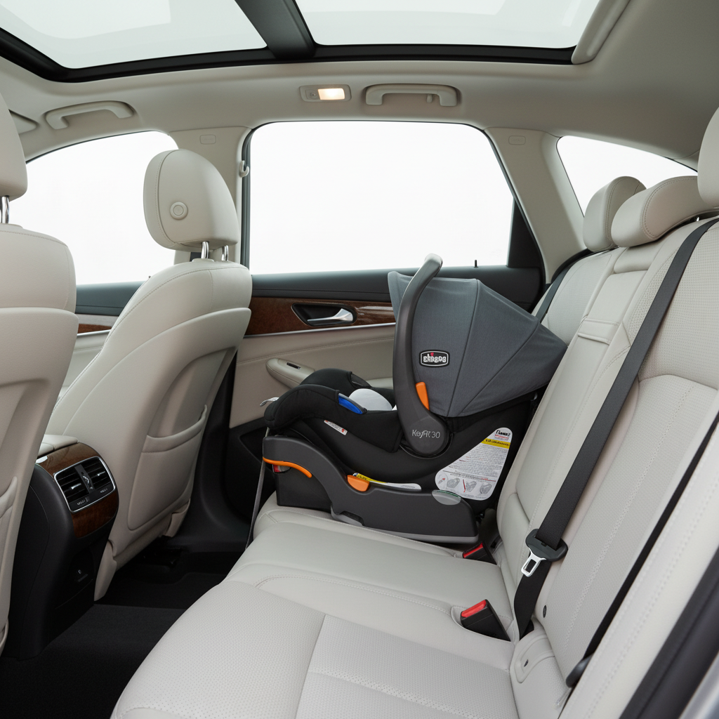 Chicco KeyFit 30 installé en voiture